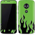Green Flames Moto E5 Play Skin